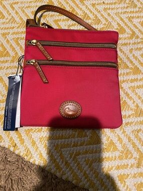 NWT D&B North/South Triple Zip Pink